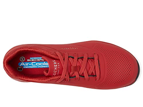 Image of Skechers Women's Work Uno Sr Deloney Shoe | Work, Slip-ins, Slip Resistant, Electrical Hazard, Air-Cooled Memory Foam, Heel Pillow, Bungee