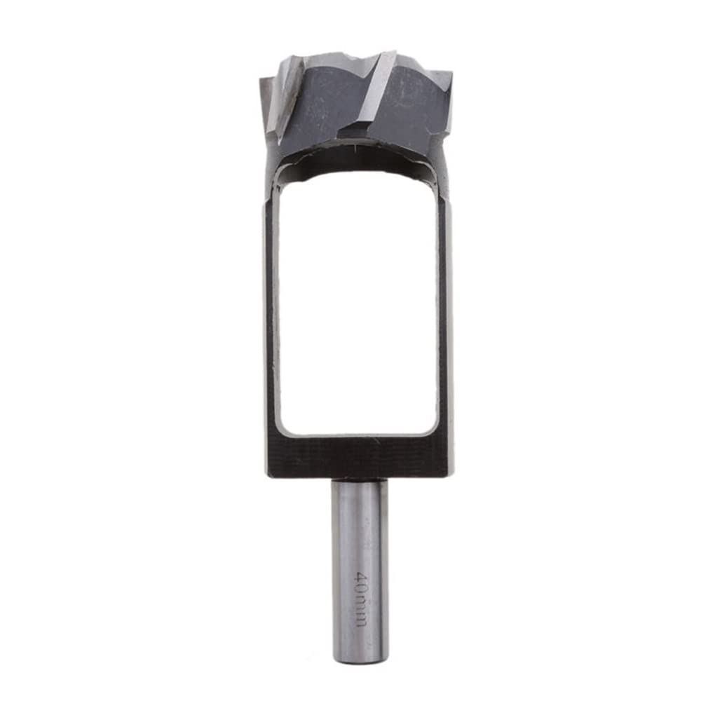 Fresa per coni, tronchese profondo, trapano a nucleo, taglio a disco (Ø 40 mm), codolo 13 mm, lunghezza 140 mm