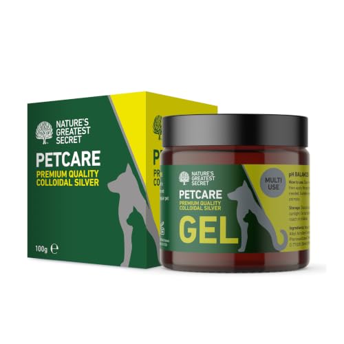 Natures Greatest Secret Premium Colloidal Silver Petcare Gel 100g | With High-Grade Colloidal Silver | For Everyday Pet Skin Care