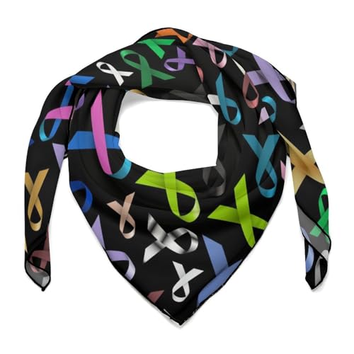 Summer Head Silk Scarves Sleeping Fashion Large Wraps Hair Wraps Scarf