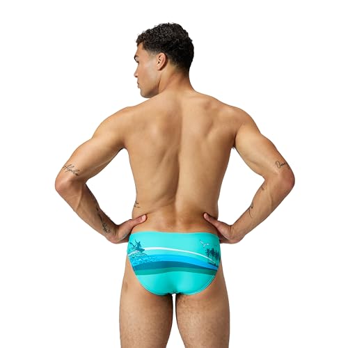 Bañador tipo slip Beachstar Speedo de 5 cm con estampado de natación 7