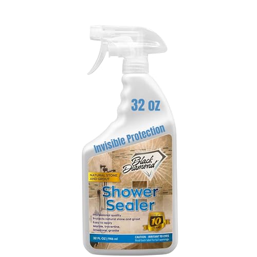 Natural Stone and Grout Penetrating Shower Sealer. Marble, Granite Travertine,