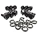 LSX Header Bolts for LS1 LQ4 LQ9 LS9 4.8 5.3 6.0 6.2L Grade 10.9 Silverado Tahoe (Iron)