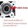 TOFR 21x3.5 Gloss Black Front Wheel Rim Fat King Spokes Tubeless For Harley Touring FLHR FLHRS FLHRC FLHRXS Road King FLHX Street Glide FLTR Road Glide FLHT FLHTC Electra Glide 2009-2023 ABS Non-ABS