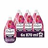 Comfort Ultimate Care Fuchsia Passion Ultra-Concentrated Fabric Conditioner bottle made of 100% recycled plastic* for complete clothes protection 6x 870 ml (348 washes)