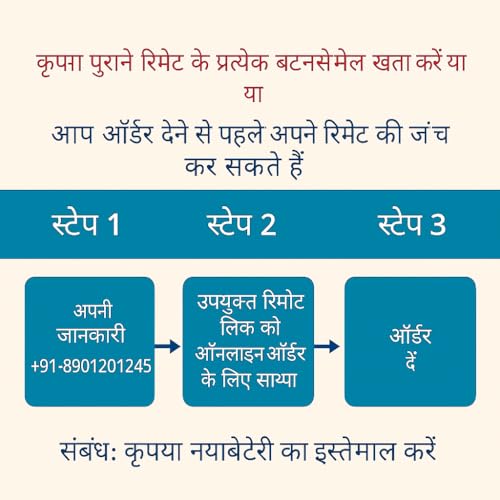 Image of Ac Remote Control Compatible For Whirlpool Ac Remote For Split & Window Ac (Model 6), Multicolour