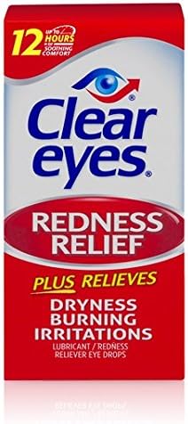 Clear Eyes Redness Relief, 0.5 oz per Tube (4 pack)