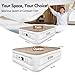 Twin Air Mattress with Built-in Pump, 18 Inch High Inflatable Bed for Camping, Guests & Home – Raised Blow Up Mattress with Storage Bag, Quick Inflation & Deflation, Extra Thick & Waterproof