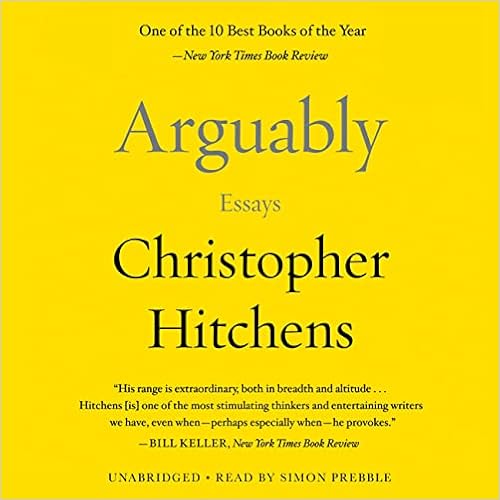 Arguably: Essays by Christopher Hitchens book cover