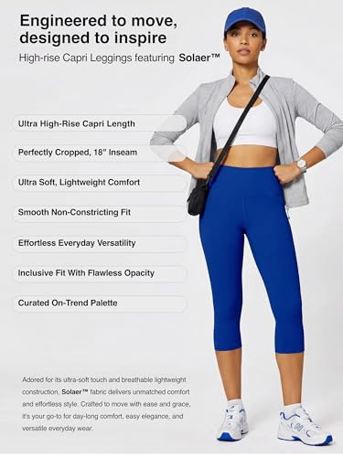 Image of Conceited High Waisted Ultra Soft Leggings for Women - Full Length, Capri Length and Biker Shorts - Available in Plus Size
