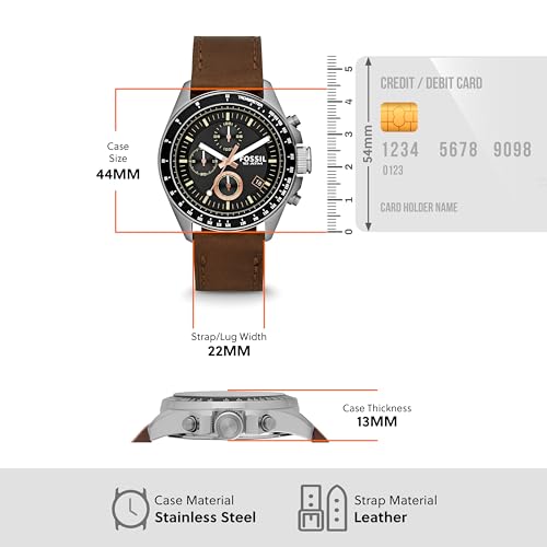 Fossil Decker Brown Watch (Image - 5)