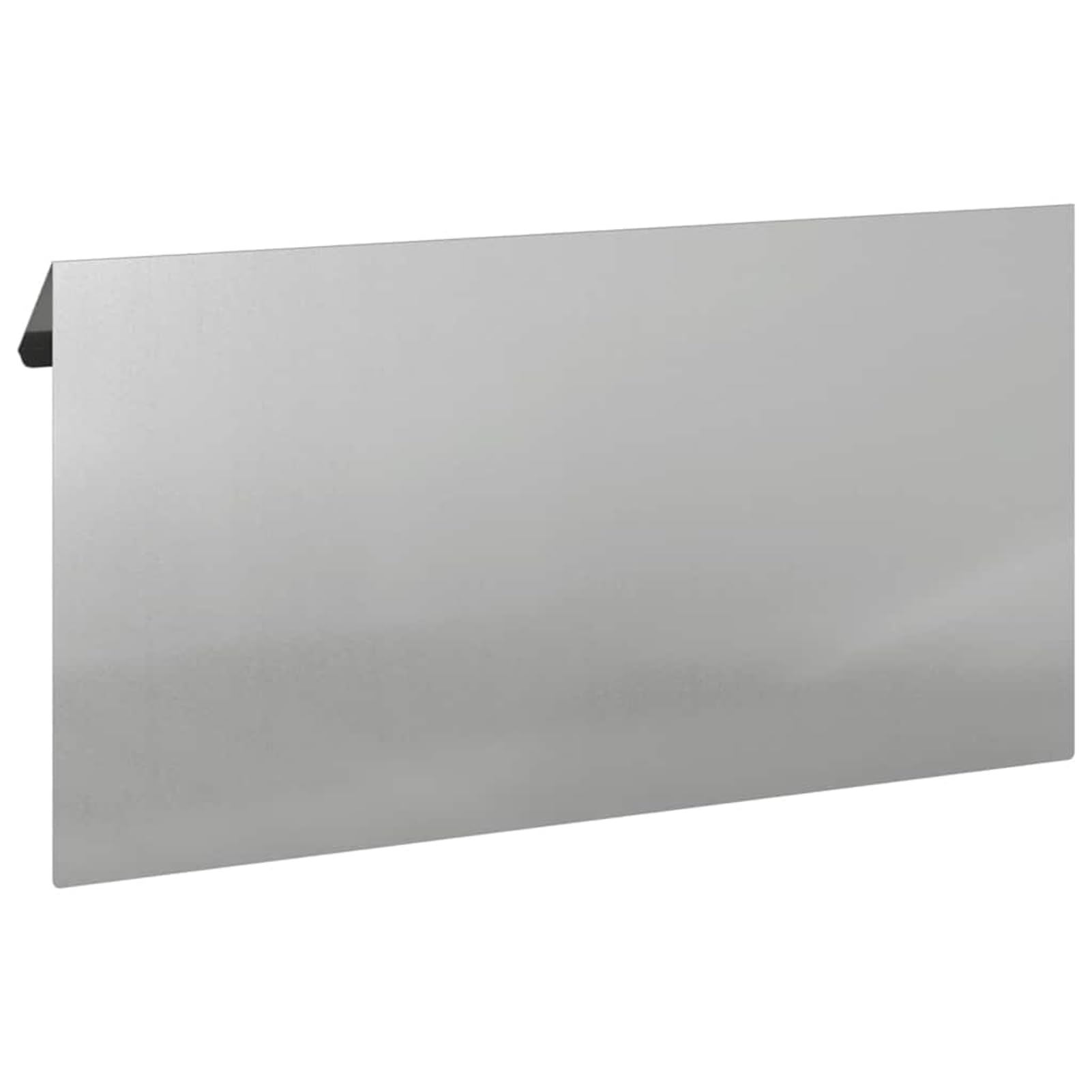 Gecheer Schneckenzaun Silber, 50 x 3,5 x 25 cm, Verzinkter Stahl, für Garten und Terrasse