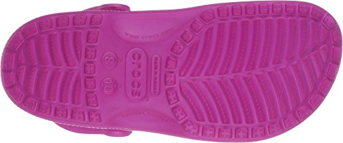 Image of Crocs Unisex Adult Classic Clog, Neon Magenta, 7 UK M / 8 UK W (M8W10)