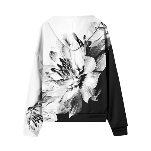 Zip Up Hoodie Women Casual Oversized Sweatshirts - Fall Fashion Fleece Lined Jacket - Thick Warm Coat Winter Clothing