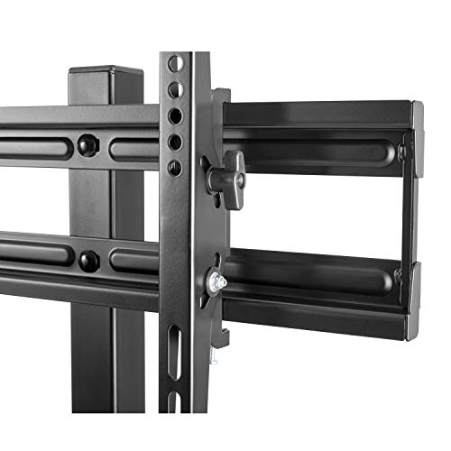 Support TV au sol avec étagère pour optimiser l'espace du salon de 37" à 70" - 5