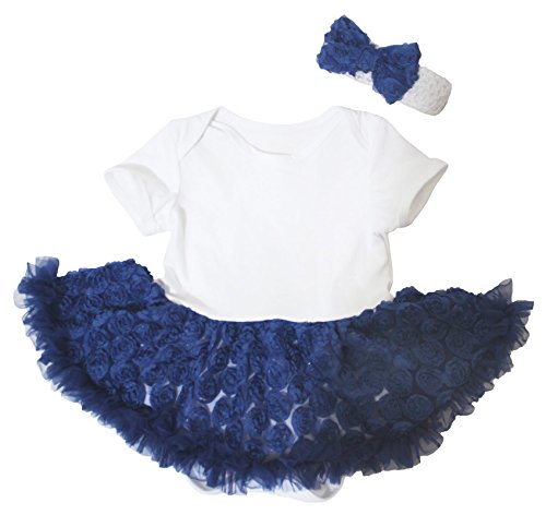 Body pour bébé fille blanc 0-3 mois de qualité supérieure en pur coton