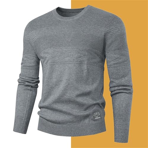 Slim Fit Knit Pullover Wool Sweater for Men V Neck Lightweight Long Sleeves Soft Jumper Top3