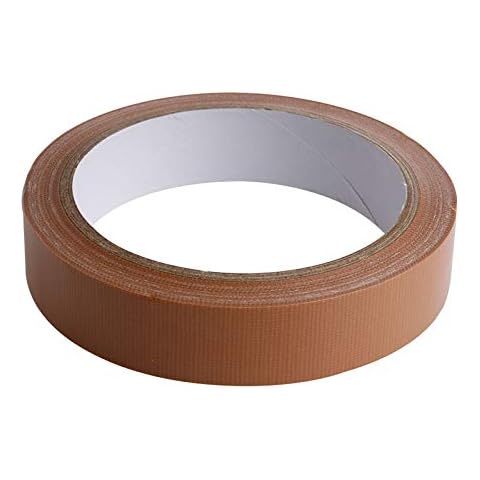 LLLucky New Duct Gaffa Gaffer Waterproof Self Adhesive Repair Bookbinding Cloth Tape Brown Cover