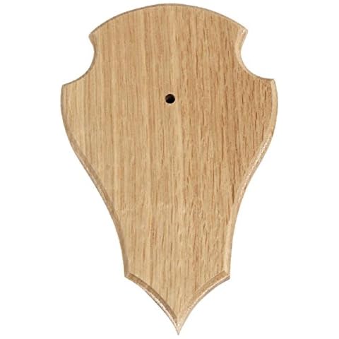 DECOY Buck Trophy Plate in Light Wood Cover