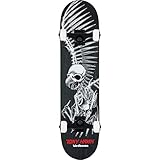 Birdhouse Skateboards Tony Hawk Full Skull Black Complete Skateboard - 8