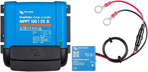 Victron SCC110020060R – SmartSolar MPPT Solar Charge Controller with Built-in Bluetooth Kit...
