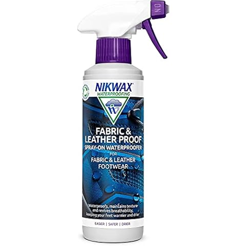 Nikwax Fabric and Leather Proof Spray-On, Waterproofer for Combination Footwear, Proofer (Neutral) - 300ml Cover