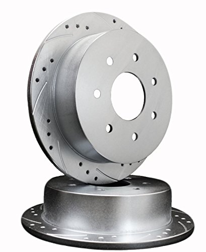 Fits 2000 Ford F-150 [7 Lug- RWD] [W/Rear Disc & 2 Whl ABS] REAR PAIR ATL Autosports Performance Brake Rotors ATL54043-04DS