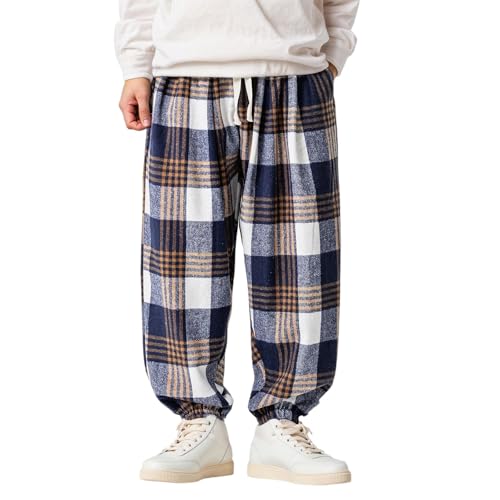Pantalon de jogging homme chaud et confortable à taille élastique