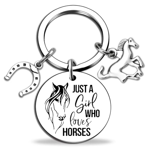 igvean Horse Gifts for Girls Horses Keychain Horse Stuff for Girls Cool Birthday Christmas...