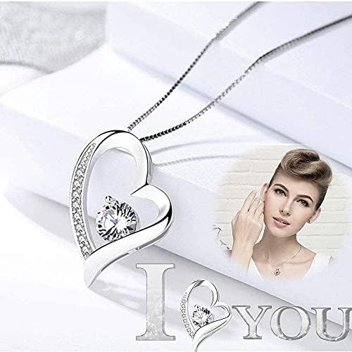 Forever Blue Rose Gift Box with Necklace-Real Eternal Rose with 925 Sterling Silver Women Necklace Inside,Enchanted Real Rose Flower for Mother's Day Anniversary Wedding Romantic Gifts for Her.