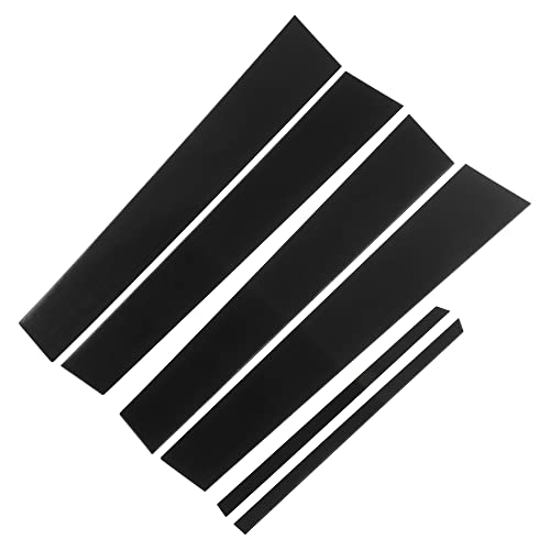 Cubierta de puerta exterior para Toyota Camry 2012-2015, moldura de pilar negro en 6 piezas