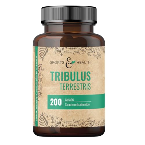 Tribulus Terrestris - 200 Cápsulas - 90% Saponinas - Alta Premium - Testado en Laboratorio - Vegano - Sin Aditivos