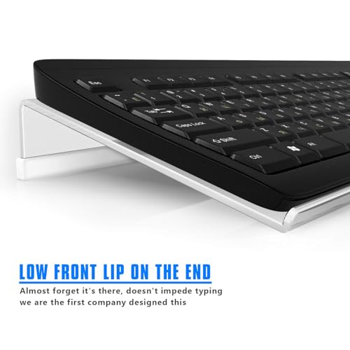 Richboom 201812061200 Clear Acrylic Tilted Computer Keyboard Holder thumb #3