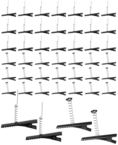 100 piezas pinzas para cabello metálicas tipo pato miniatura 1