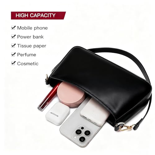 Image of NEBIL Shoulder Bag for Women Small Classic Purses Vegan Leather Clutch Tote HandBags