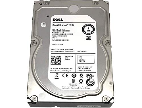 Image of DELL /Seagate ST1000NM0033 1TB 7200RPM 128MB Cache SATA 6Gb /s 3.5-inch Internal Hard Drive OEM - w /1 Year Warranty (Renewed)
