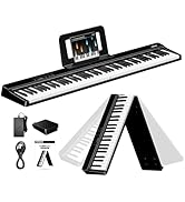 Amazon | TERENCE 電子ピアノ 88鍵盤 折りたたみ式 タッチレスポンス