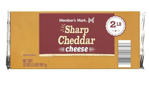 Sharp Cheddar Cheese Block, Sharp cheddar has a bite to