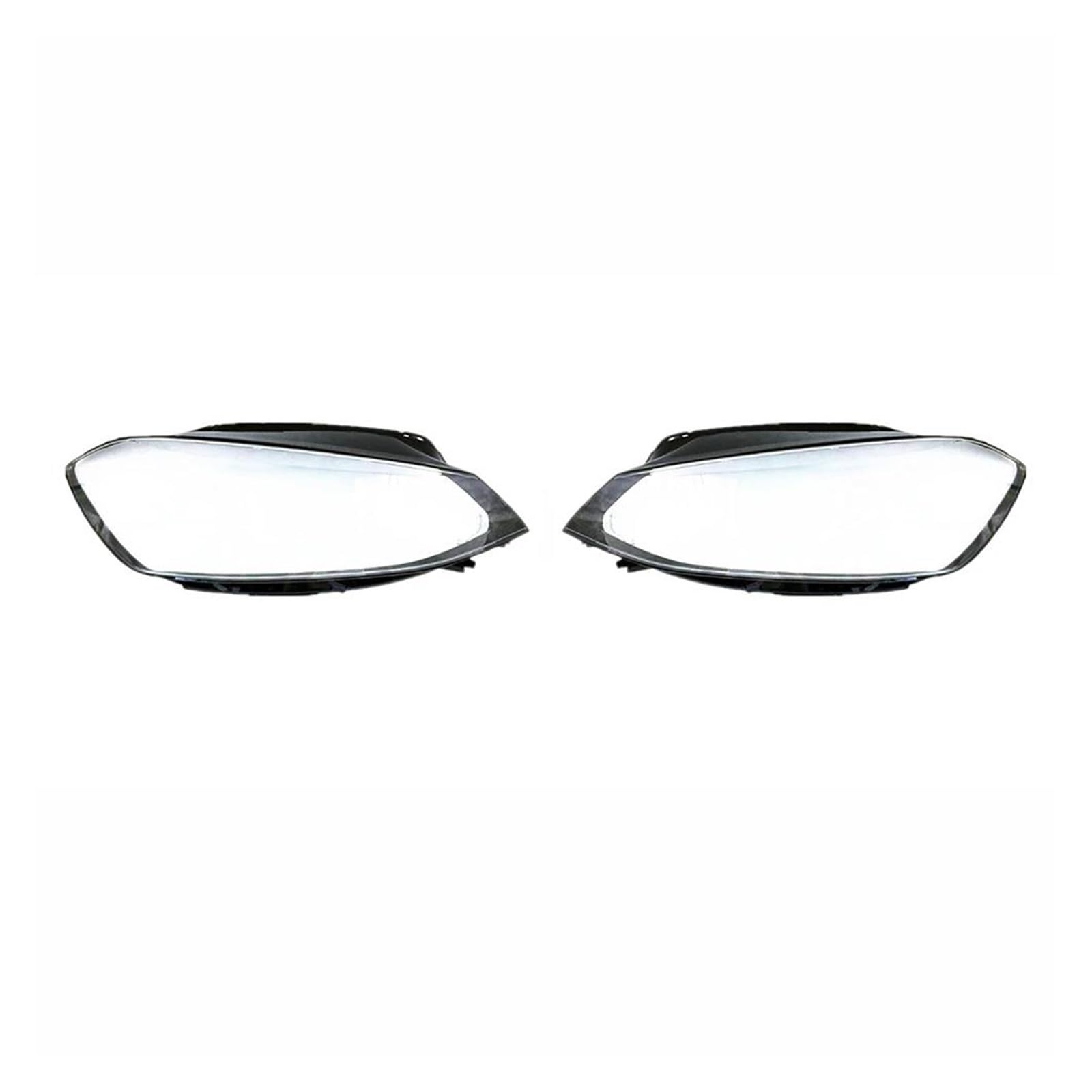 Coche Lámpara Cubierta Cubierta De Faro Coche Cubierta Carcasa Coche Tapas De Luz Pantalla Cristal Para VW Para Golf 7,5 2018 2019 2020(B,Piar)