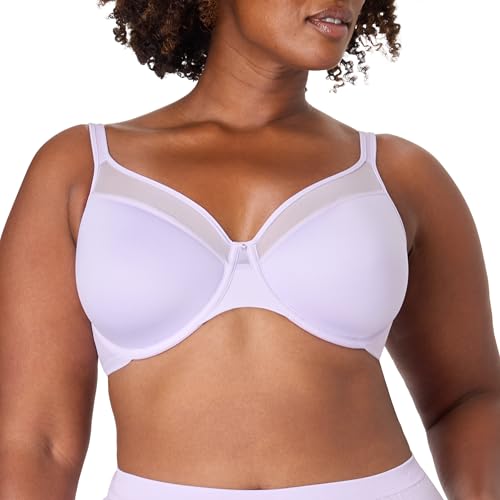 Bali Women's Seamless Underwire Bra, One Smooth U Smoothing Underwire Bras for Women, Convertible Straps, Ultra Light