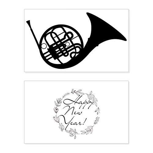 Carte de Nouvel An avec musique classique pour un message de vœux mémorable