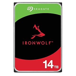 Seagate IronWolf, 14TB, Hard Disk SATA da 6GBit/s, HDD, CMR 3,5" 7.200 RPM, Cache da 256 MB per NAS con Sistema RAID, 3 anni Rescue Services (ST14000VN0008)