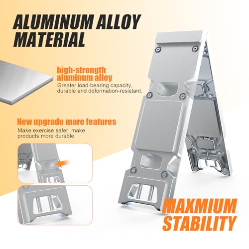 Lalahigh Premium Aluminum Alloy Push Up Board, Home Workout Equipment, Multifunctional Home Fitness,Ideal for Comprehensive Strength Training and Home Workouts - Home Fitness Guru Lalahigh Premium Aluminum Alloy Push Up Board, Home Workout Equipment, Multifunctional Home Fitness,Ideal for Comprehensive Strength Training and Home Workouts - Image 3