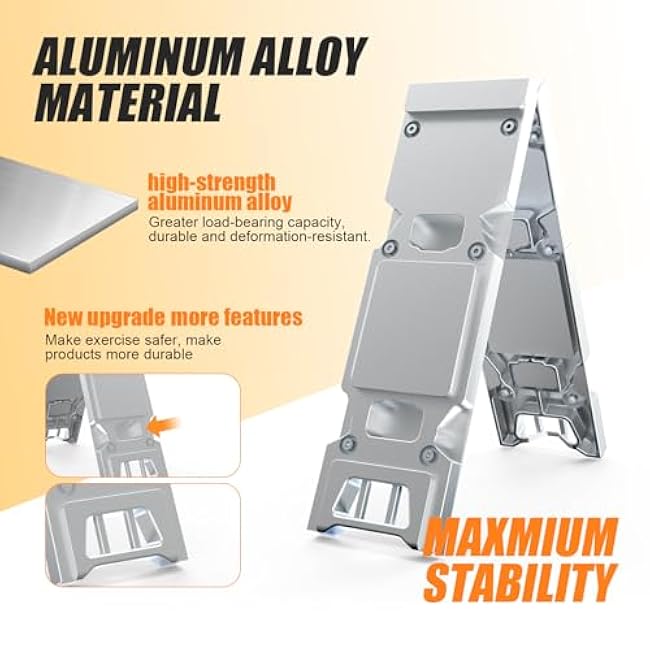 Lalahigh Premium Aluminum Alloy Push Up Board, Home Workout Equipment, Multifunctional Home Fitness,Ideal for Comprehensive Strength Training and Home Workouts