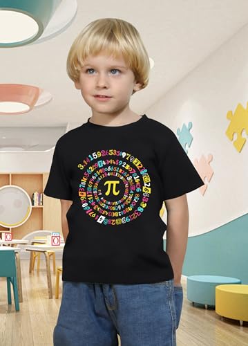 Image of Pi Day Shirt Toddlers Boys Girls Math Lover Tshirt Happy Pi Day Gifts Graphic Tee Kids Short Sleeve Tops