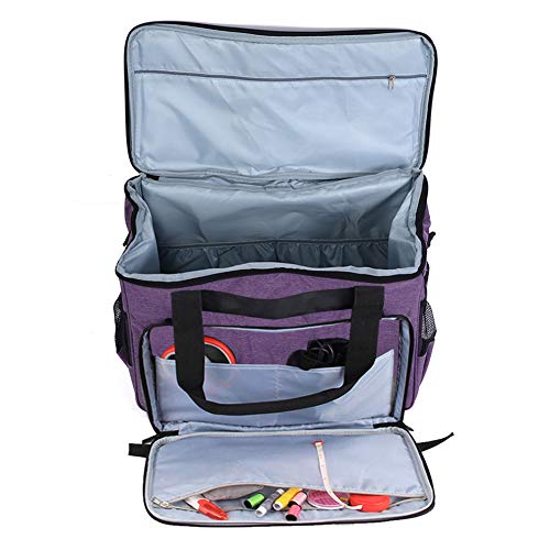 SPYMINNPOO Funda Antipolvo para Máquina de Coser, Bolsa de Almacenamiento Duradera para Herramientas de Costura para Entusiastas del Tejido o Principiantes, Tela Oxford 600D, 1 Funda Antipolvo para