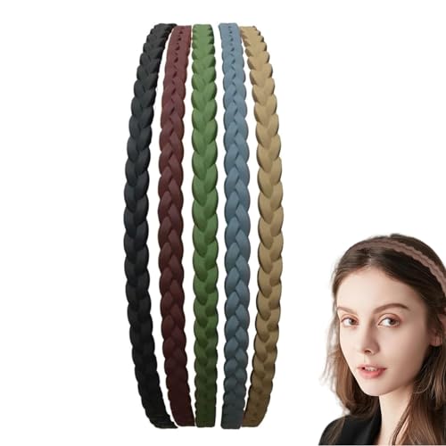 JJiaoLinin Stirnbänder für Mädchen und Frauen, 5 Stück Dünne...