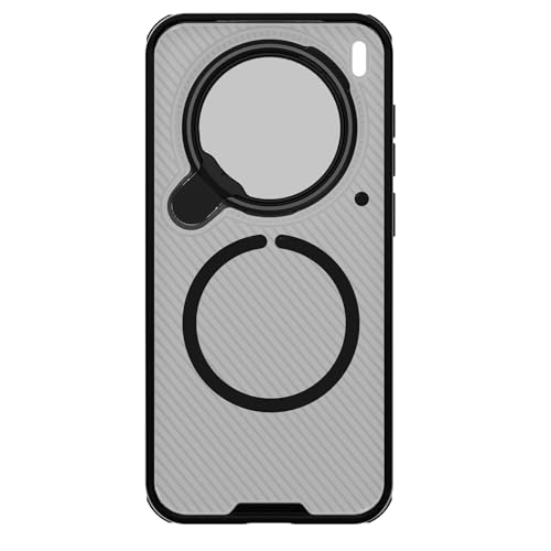 Image of Nillkin Case for Vivo X300 Pro (6.78 inch Inch) CamShield Prop Magnetic Flip Style Lens Camera Protect Mobile Holder TPU + PC (Clear Version) (Trans-Black)