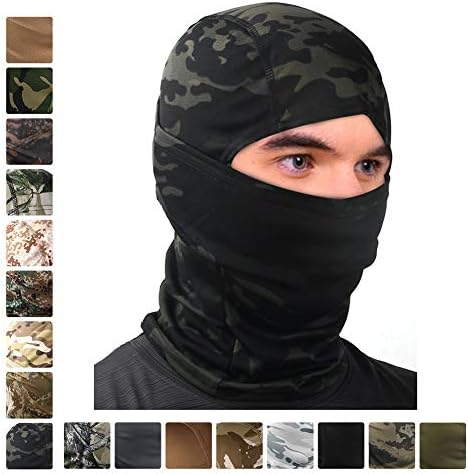 STARTAIKE Balaclava Face Mask UV Protection Windproof Hood Tactical Mask for Ski Cycling Outdoor Fishing Hunting Camo