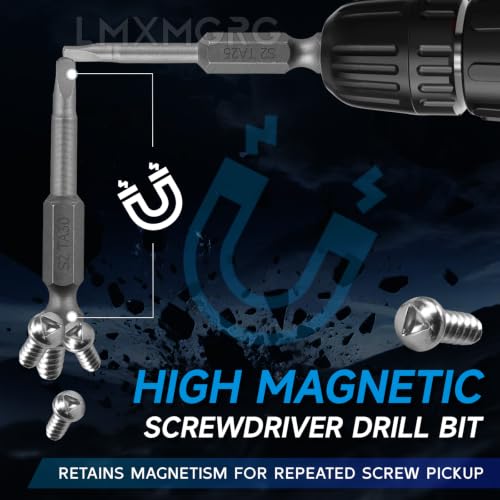Image of 7PCS Triangle Screwdriver Set Triangle Bit Set S2 Alloy Steel 2 inch /50mm 1 /4 Hex-Shank Tamper-Proof Security Bit TA18 TA20 TA23 TA25 TA27 TA30 TA46
